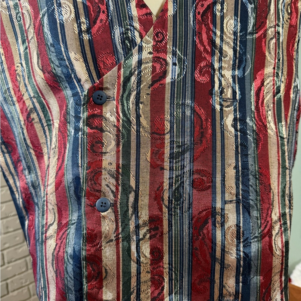 Vintage Western Outfitters Jacquard Tapestry Vest – Made in USA Western Ranch - Picture 4 of 6